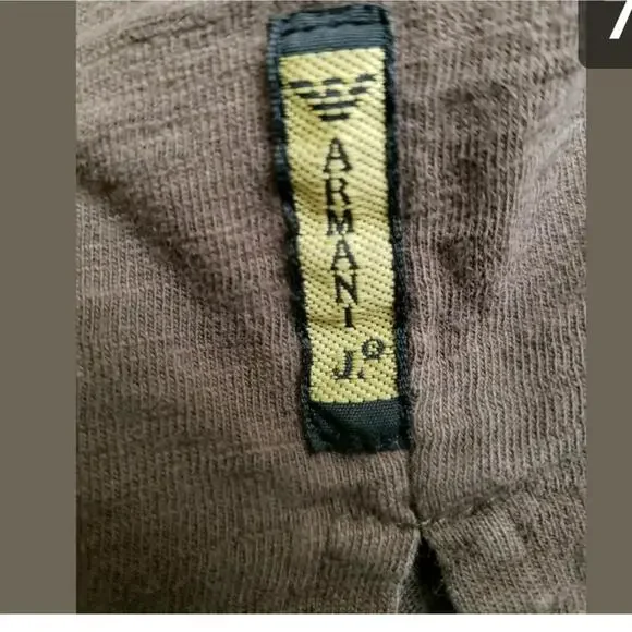 AJ Armani Jeans Mens Sweater Mock-neck Grey US XL 1/4 Zip Long Sleeve - Picture 6 of 8